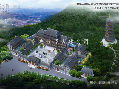 舟山小型寺院规划方案_小寺庙布局效果图